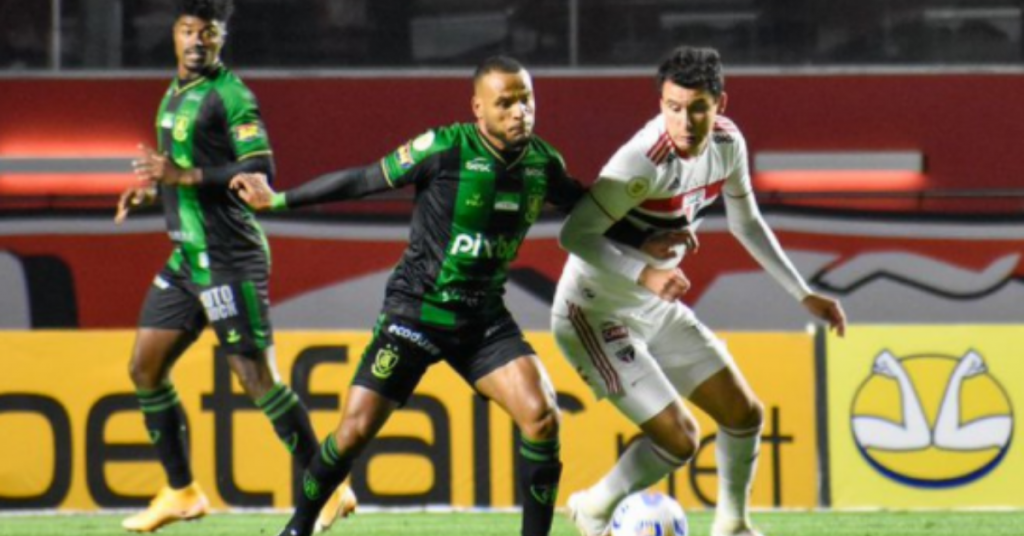 AMÉRICA MINEIRO X SÃO PAULO FOTO TWITTER