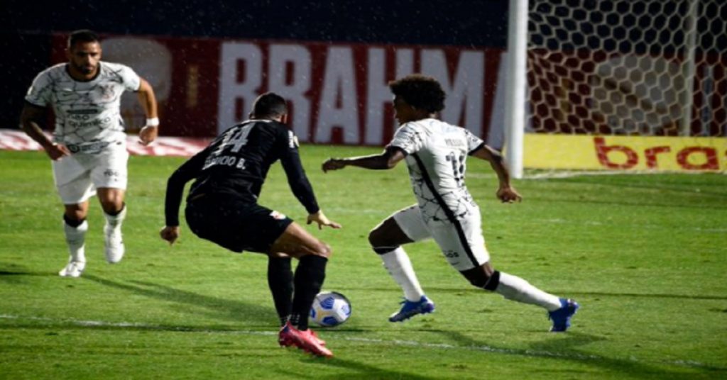 CORINTHIANS X RB BRAGANTINO - FOTO TWITTER