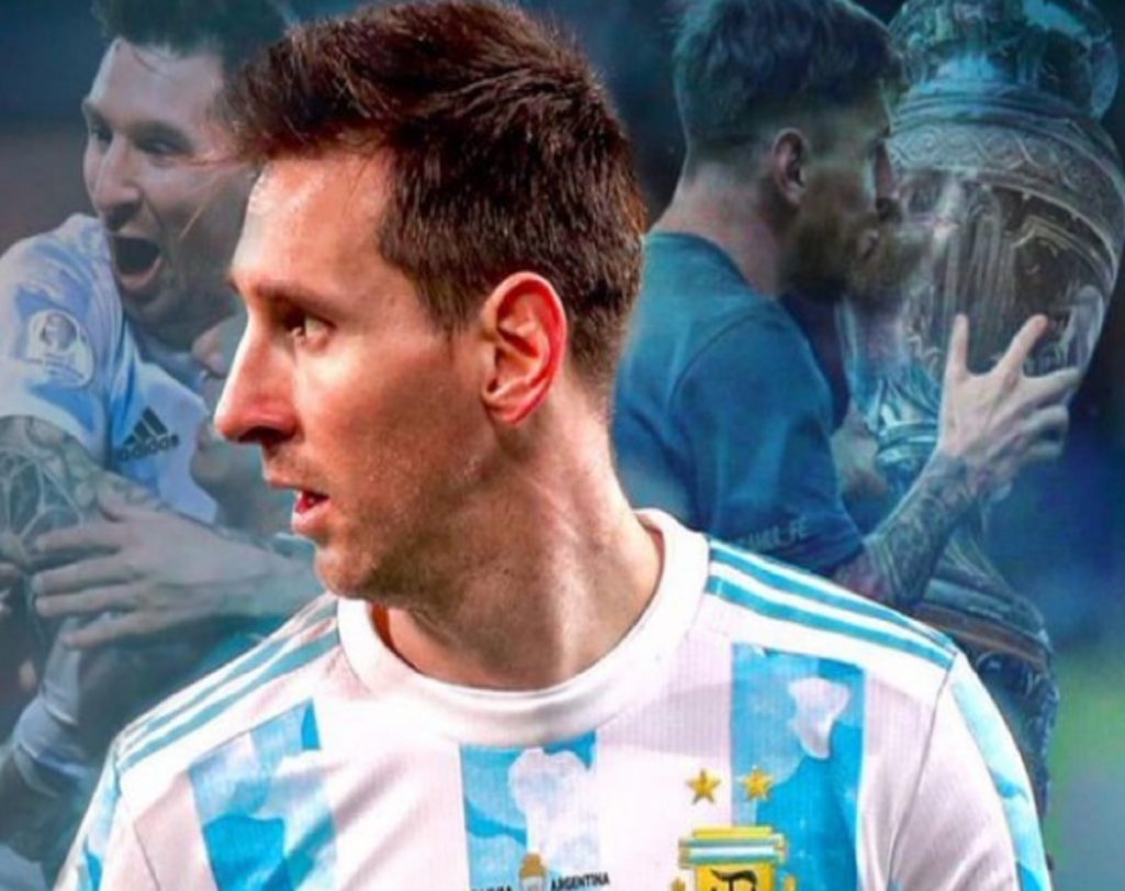 MESSI DA ARGENTINA - FOTO REPRODUÇÃO DO TWITTER