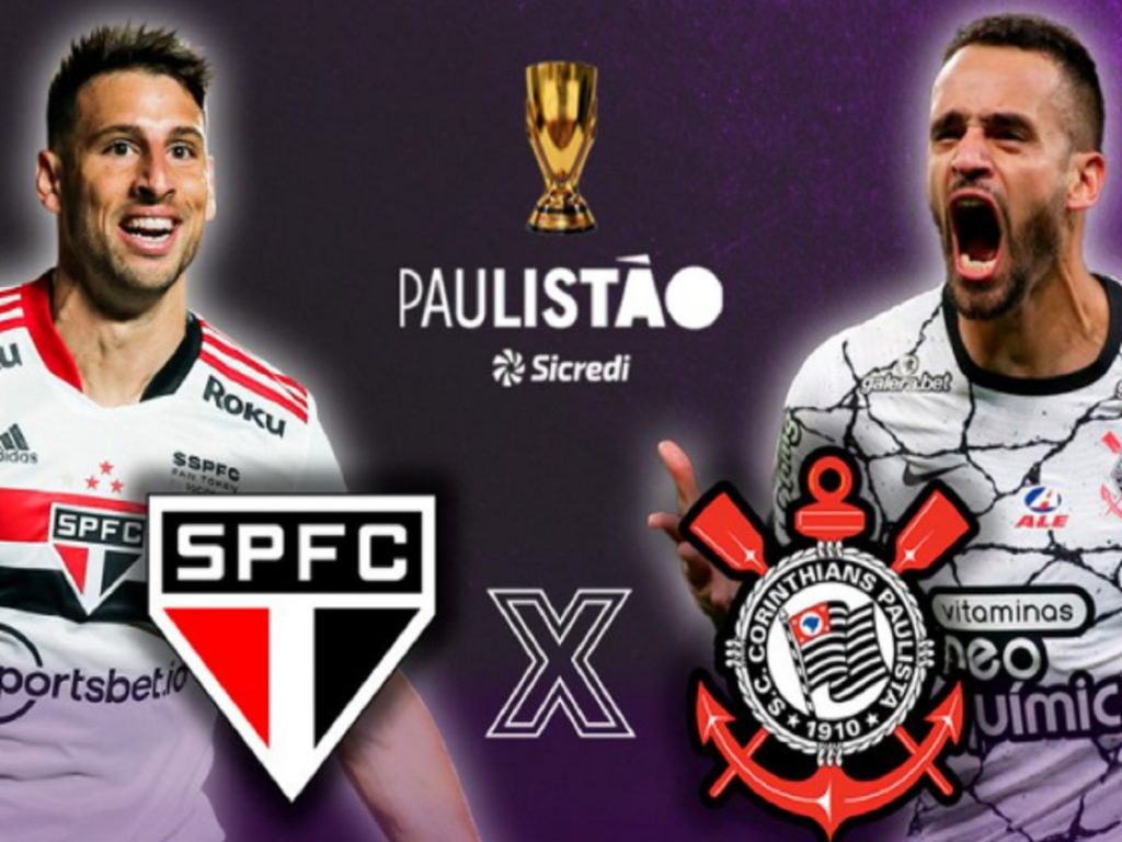 SÃO PAULO X CORINTHIANS - FOTO REPRODUÇÃO DO TWITTER