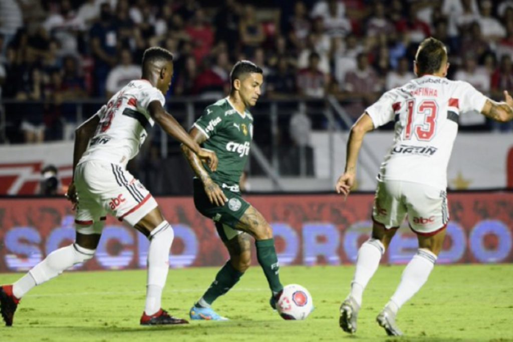 SÃO PAULO X PALMEIRAS - FOTO REPRODUÇÃO DO TWITTER