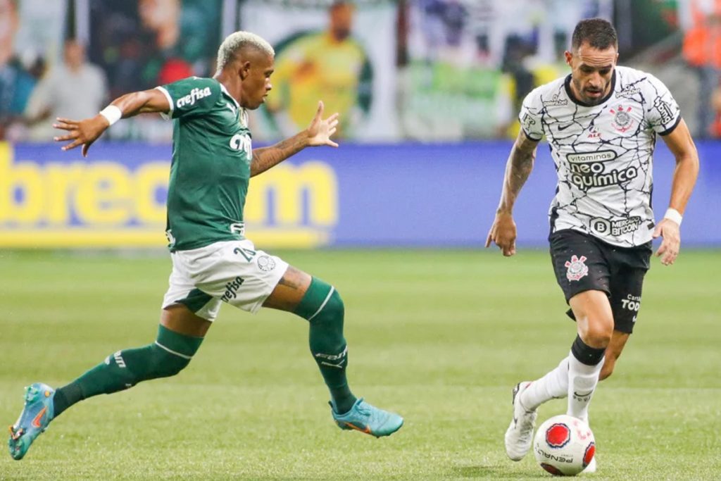 Palmeiras x Corinthians Brasileirão - Foto Reprodução do Twitter