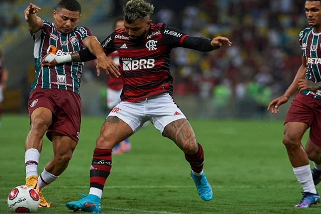 Fluminense x Flamengo Brasileirão - Foto Reprodução do Twitter