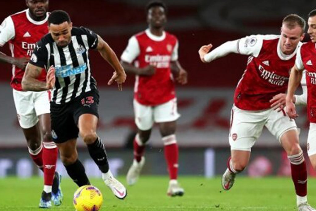 Newcastle x Arsenal Premier League - Foto Reprodução do Twitter