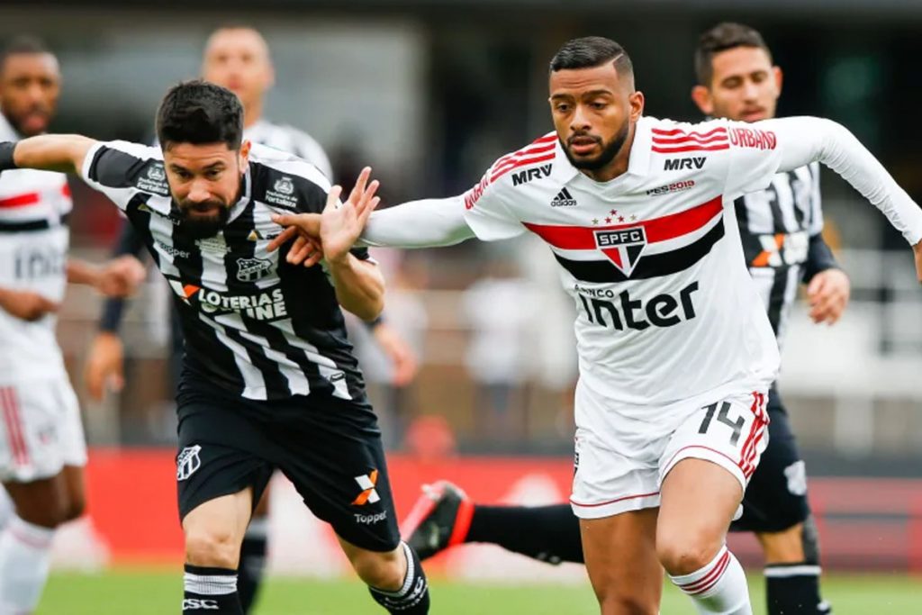 São paulo x ceará Brasileirão - Foto Reprodução do Twitter