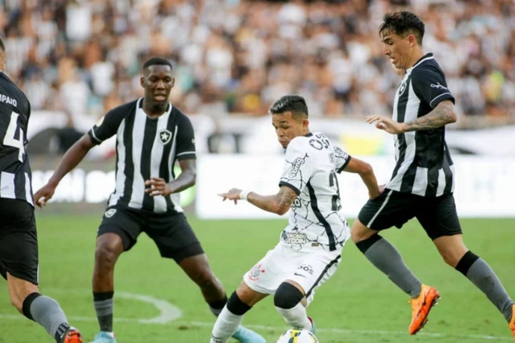 Corinthians x Botafogo - Foto Reprodução do Twitter