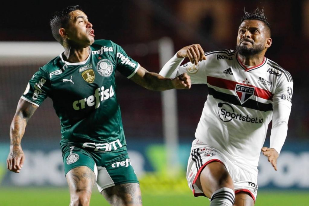 Palmeiras x São Paulo Copa do Brasil - Foto Reprodução do Twitter