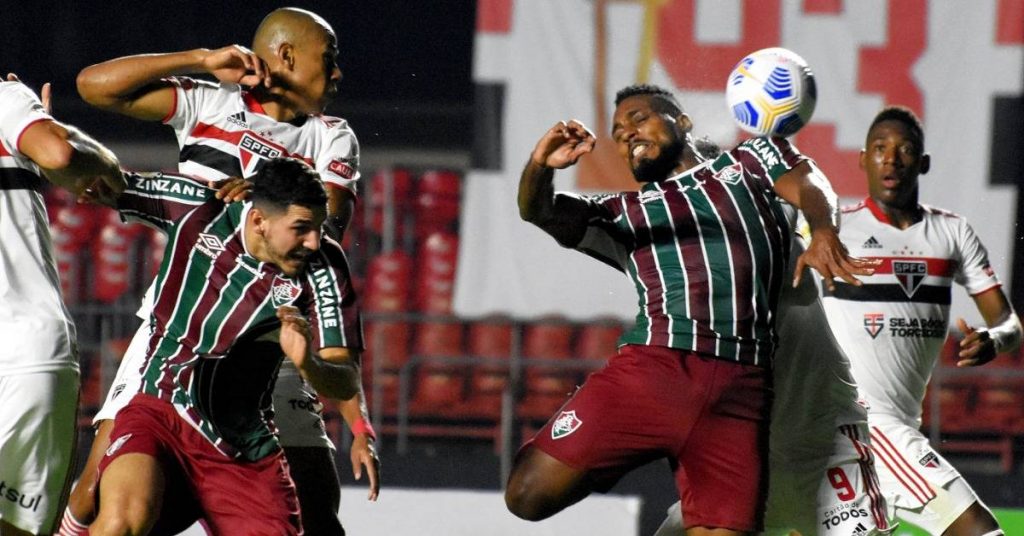 São Paulo x Fluminense Brasileirão série A - Foto Reprodução do Twitter