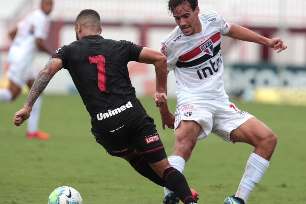 Atlético Goianiense x São Paulo - Foto Reprodução do Twitter