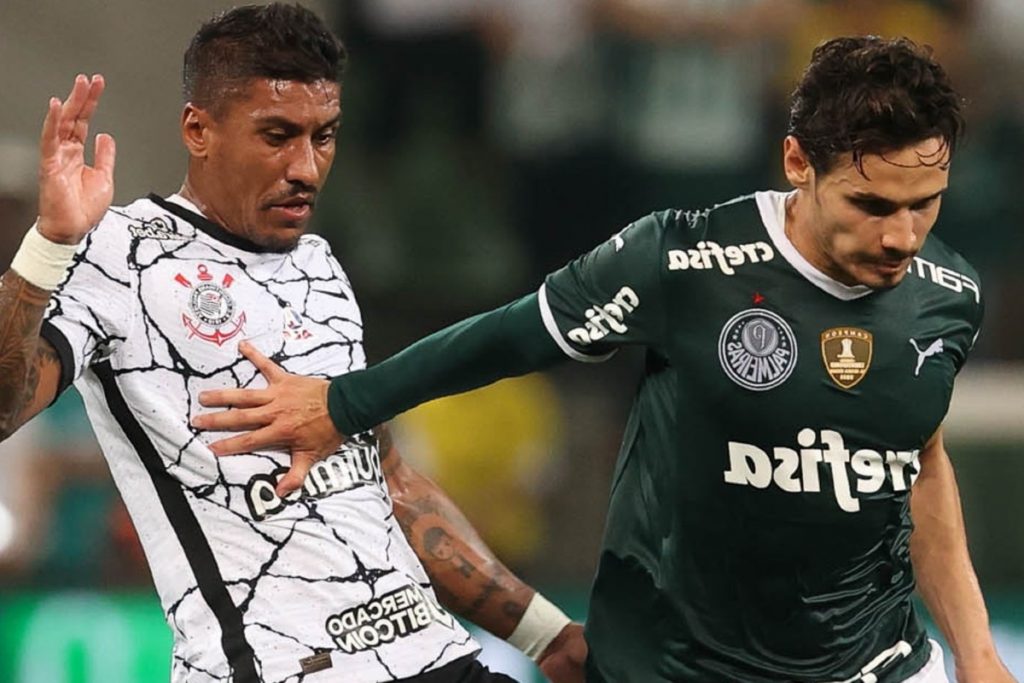 Corinthians x Palmeiras - Foto Reprodução do Twitter