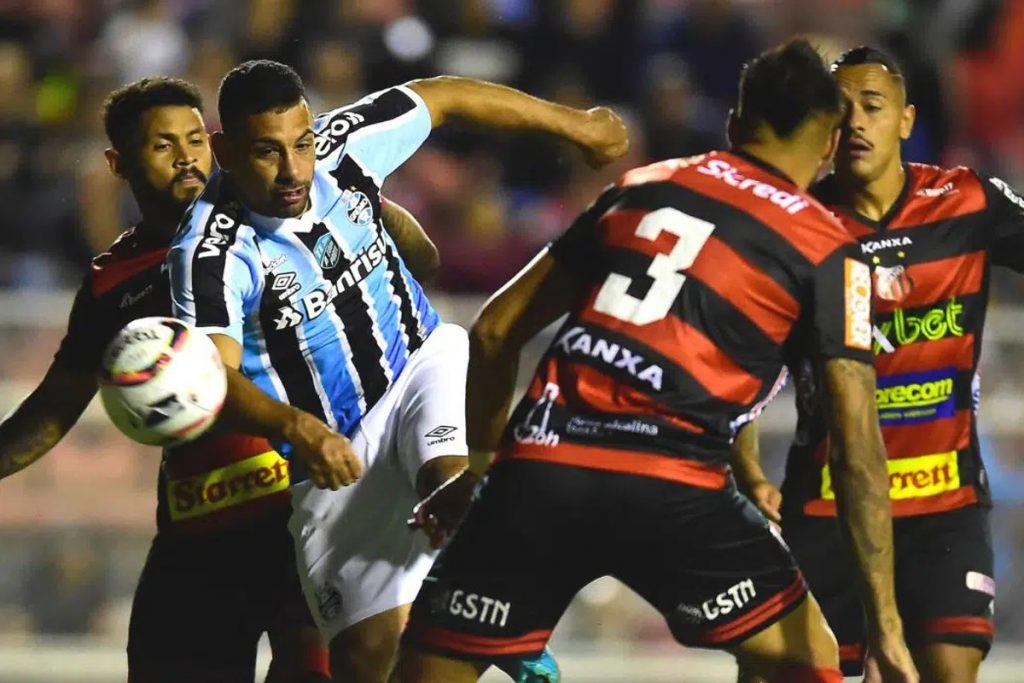 Grêmio x Ituano - Foto Reprodução do Twitter