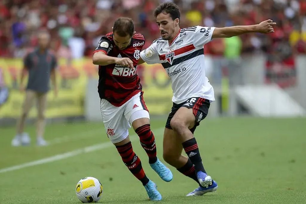 São Paulo x Flamengo Brasileirão série A - Foto Reprodução do Twitter