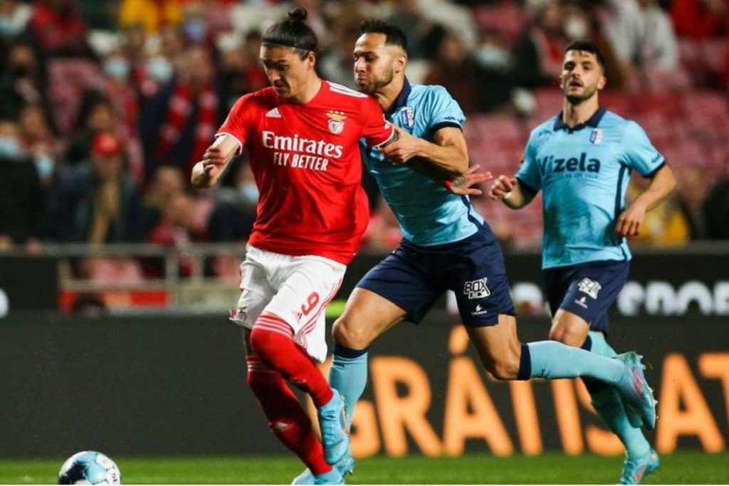 Benfica x Vizela Liga Portuguesa - Foto Reprodução do Twitter