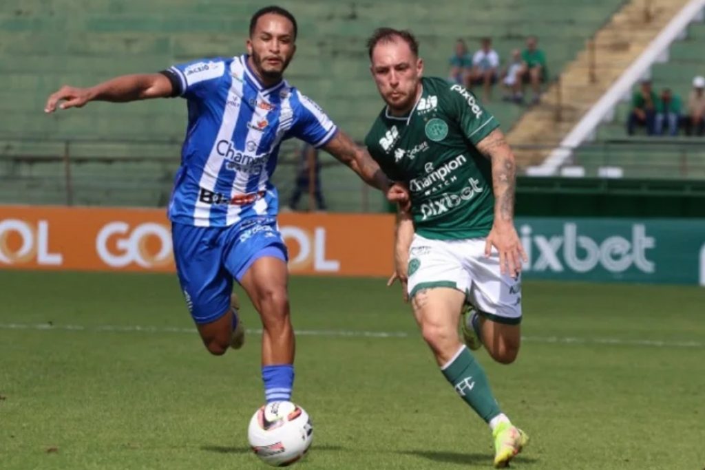 CSA x Guarani Brasileirão Série B - Foto Reprodução do Twitter