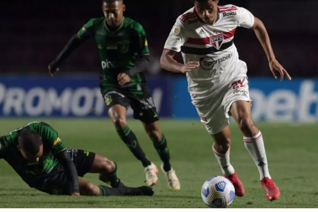 América-MG x São Paulo Brasileirão Série A - Foto Reprodução do Twitter