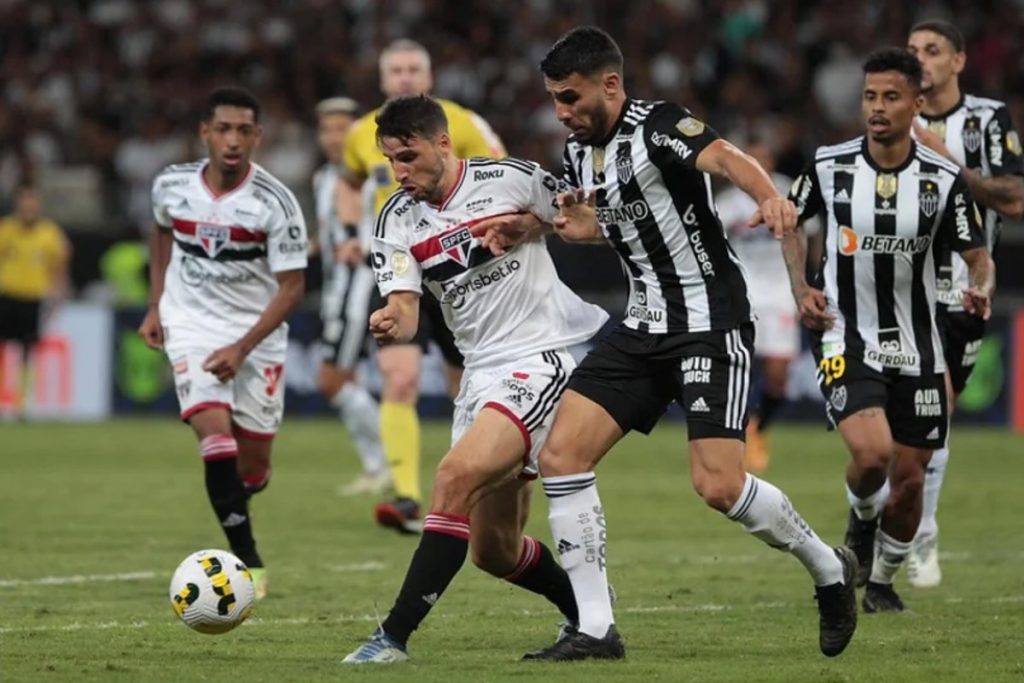 São Paulo x Atlético Mineiro -Foto Reprodução do Twitter