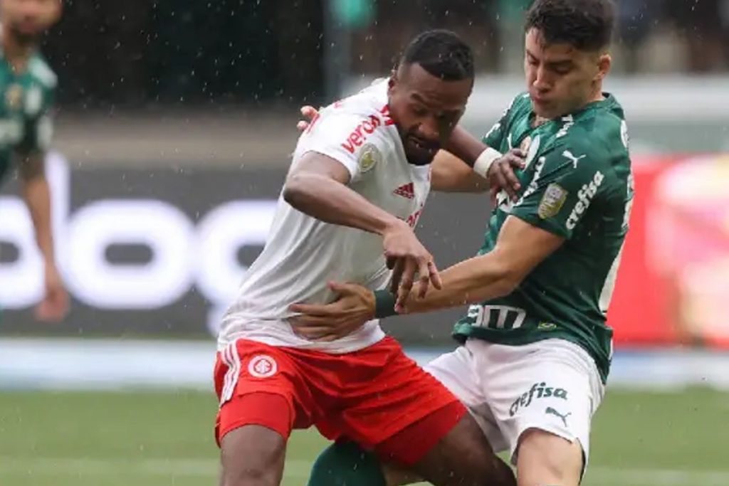 Internacional x Palmeiras - Foto Reprodução do Twitter