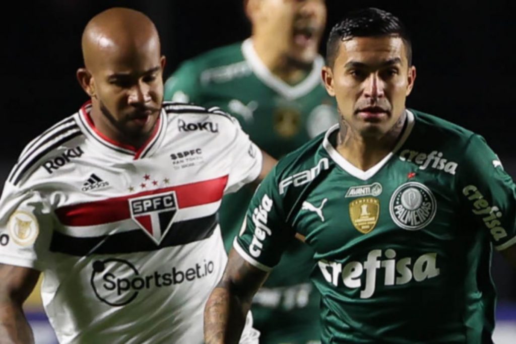 Paulistão Palmeiras x São Paulo - Foto Reprodução do Twiter