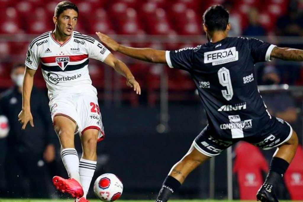 São Paulo x Inter de Limeira - Foto Reprodução do Twitter