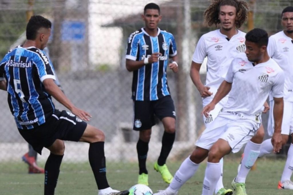 Brasileirão-sub 20 Grêmio x Santos - Foto Divulgação do Twitter