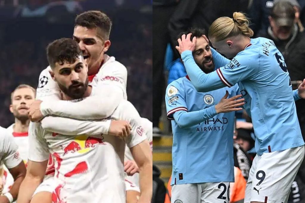 Manchester City x Leipzig - Foto Reprodução do Twitter