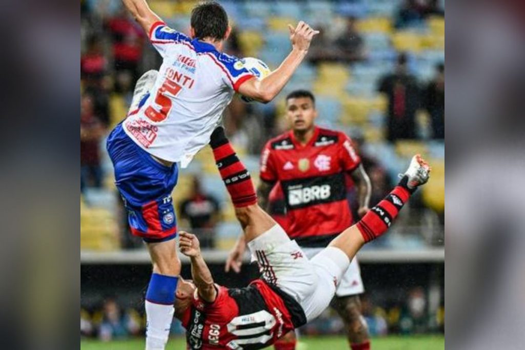 Brasileirão Flamengo x Bahia - Foto Reprodução do Twitter