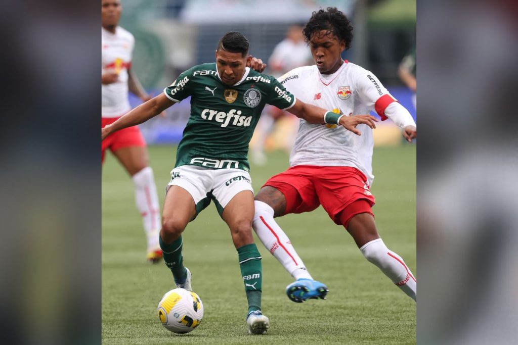 Brasileirão RB Bragantino x Palmeiras - Foto Reprodução do Twitter