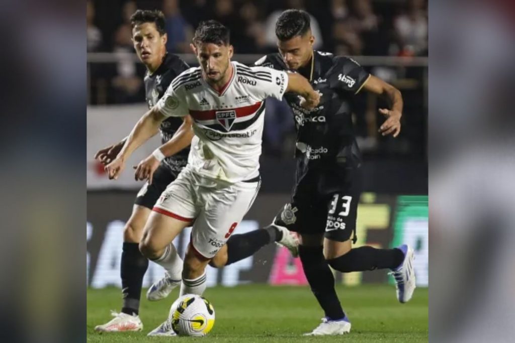 Brasileirão São Paulo x Corinthians - Foto Reprodução do Twitter