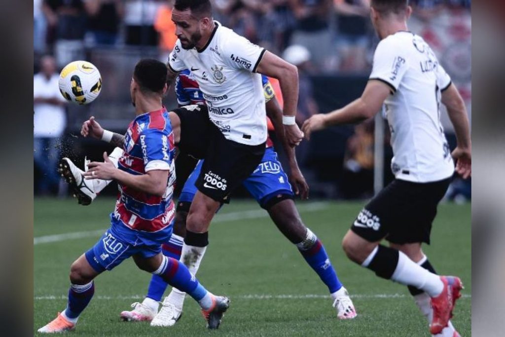 Corinthians x Fortaleza - Foto Reprodução do Twitter