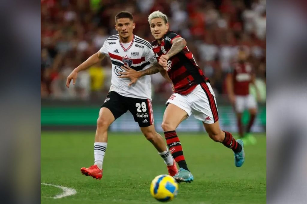 São Paulo x Flamengo - Foto Reprodução do Twiter