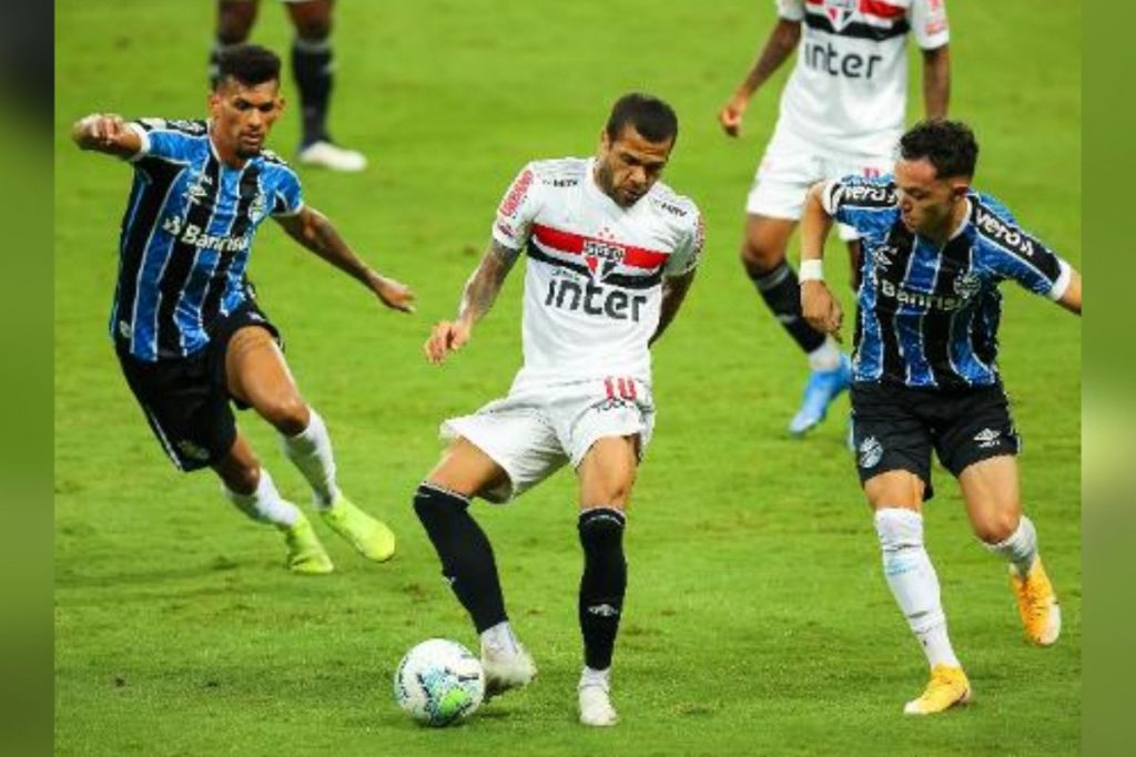 Brasileirão São Paulo x Grêmio - Foto Reprodução do Twitter